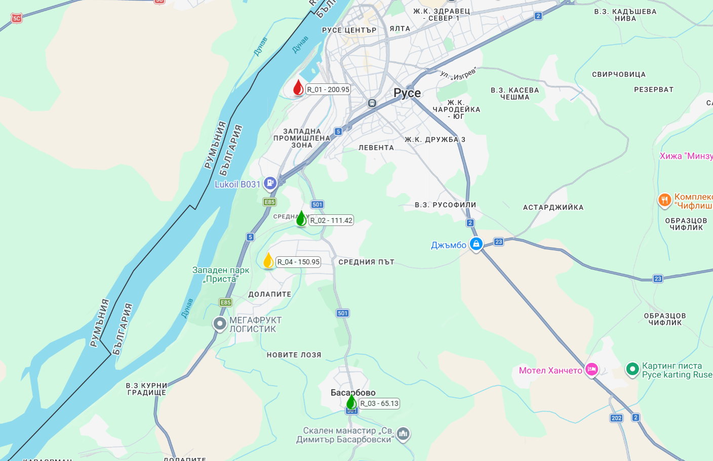ACWA system map